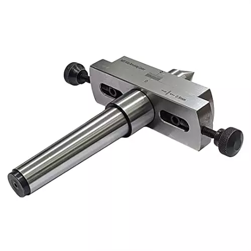A.D INTERNATIONAL Taper Turning Attachment with Live Revolving Center, MT3 Shank for Lathe Machine, 3D-HZ6O-FUT5