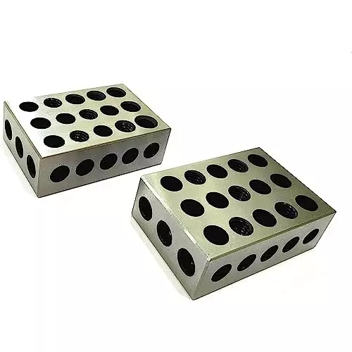 Assorts Deep Hardened Ultra Precision 1-2-3 Blocks Tool Steel 25x50x75 mm (Pack of 3 Pairs)