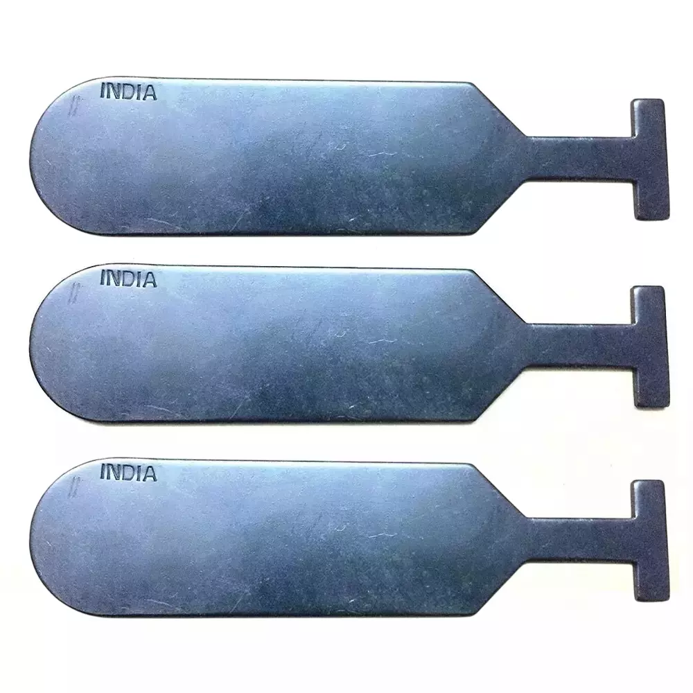 Buyohlic International T- Slot Cleaner 1/2 inch (12.7 mm) Width 1/4 inch (6.35 mm) Thickness for Milling Machine Beds, 60-TS-101 (Pack of 3)