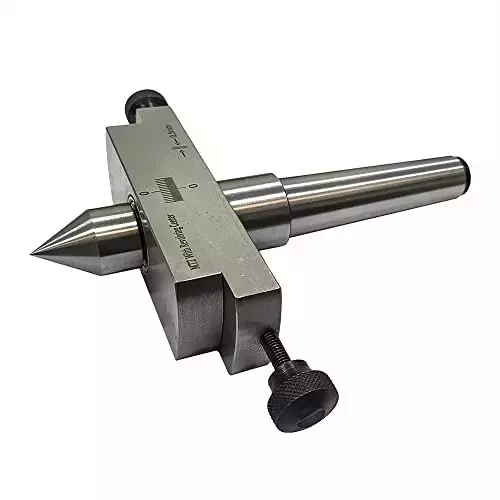 Buyohlic International Taper Turning Attachment with Live Revolving Center, MT3 Shank for Lathe Machine, 3D-HZ6O-FUT5