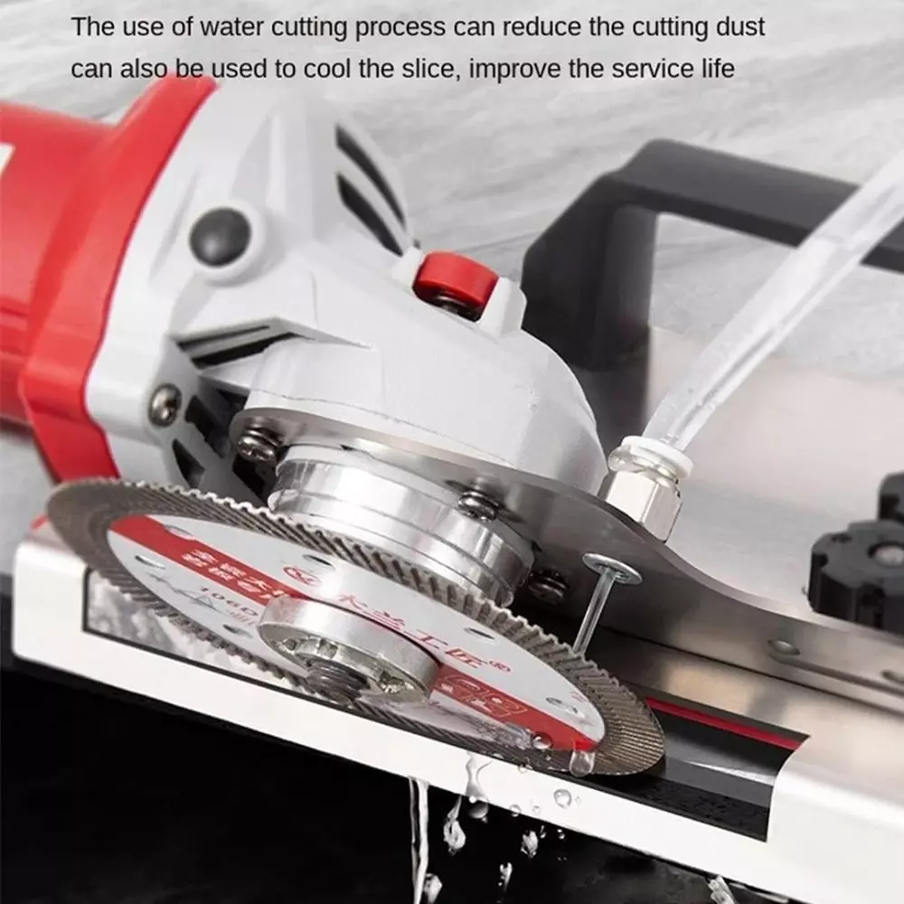 Jawsons Tile Chamfering & Cutting Guide 45° Small with Adjustable Thickness, Stainless Steel & PP Base