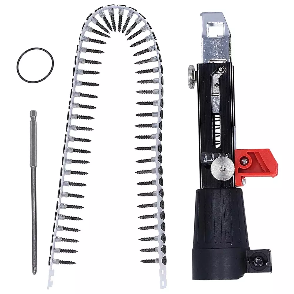 DY TOOLS Professional Auto Chain Screw Nail Gun Adapter Set Aluminum Alloy with Automatic Nail Feeding Bracket