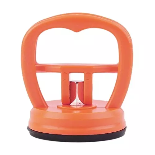 DY TOOLS Car Dent Puller Single Suction Cup ABS + Rubber Sole, Orange & Black