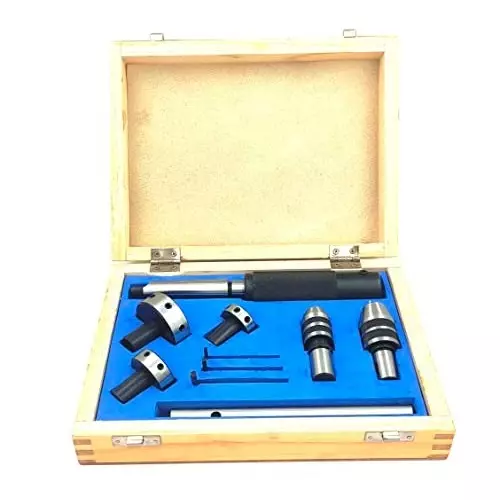 Assorts Tailstock Attachment Tool Steel Morse Taper MT1 20.64, 25.4, 38.1 mm for Tapping & Threading