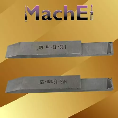 MachEl Double-End HSS Threading Tool Set 12x12 mm Shank (Pack of 2)