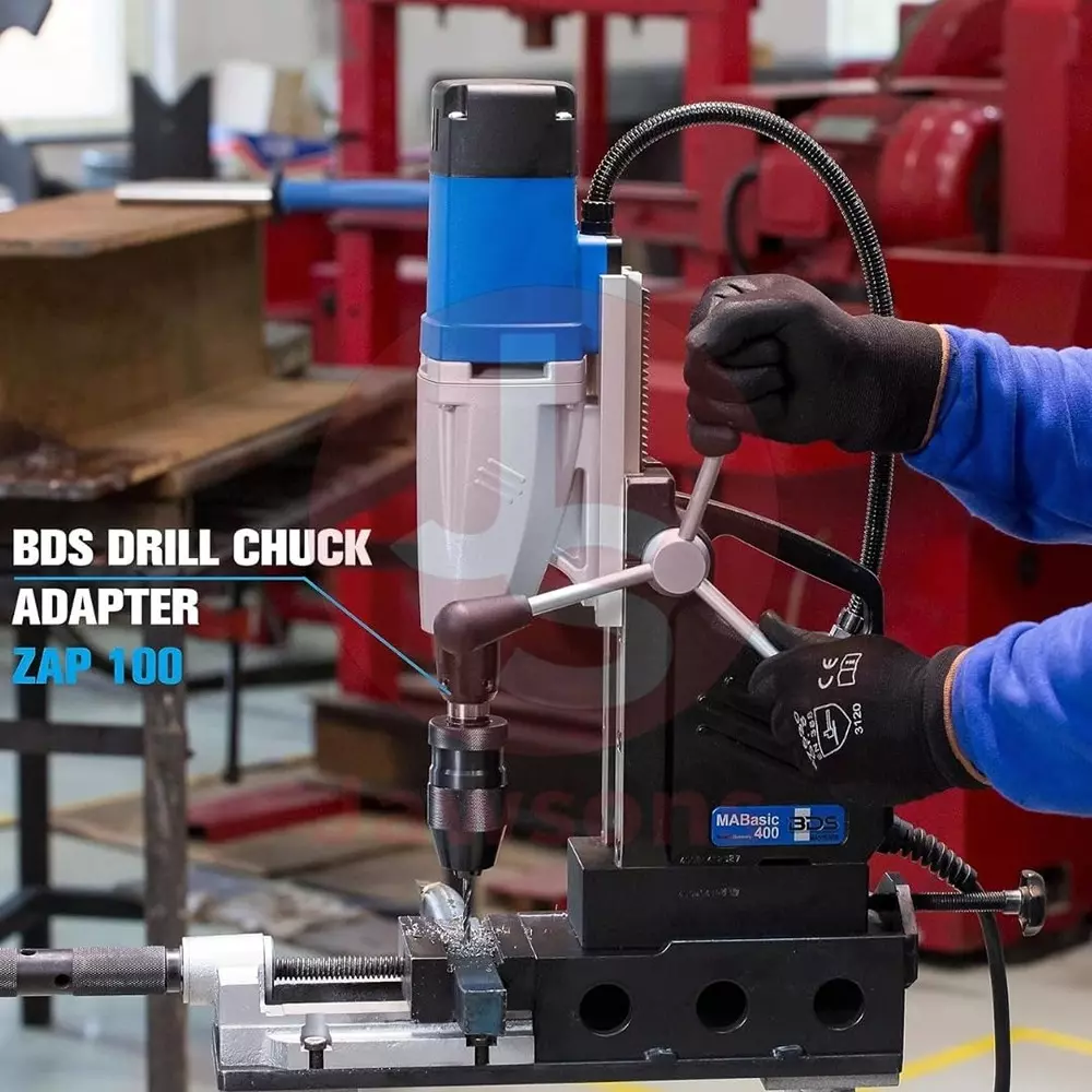 Jawson Adaptor for Converting Magnetic Core Cutting Machine to 3/8 Inch- 24UNF Drill Machine, ZAP 100