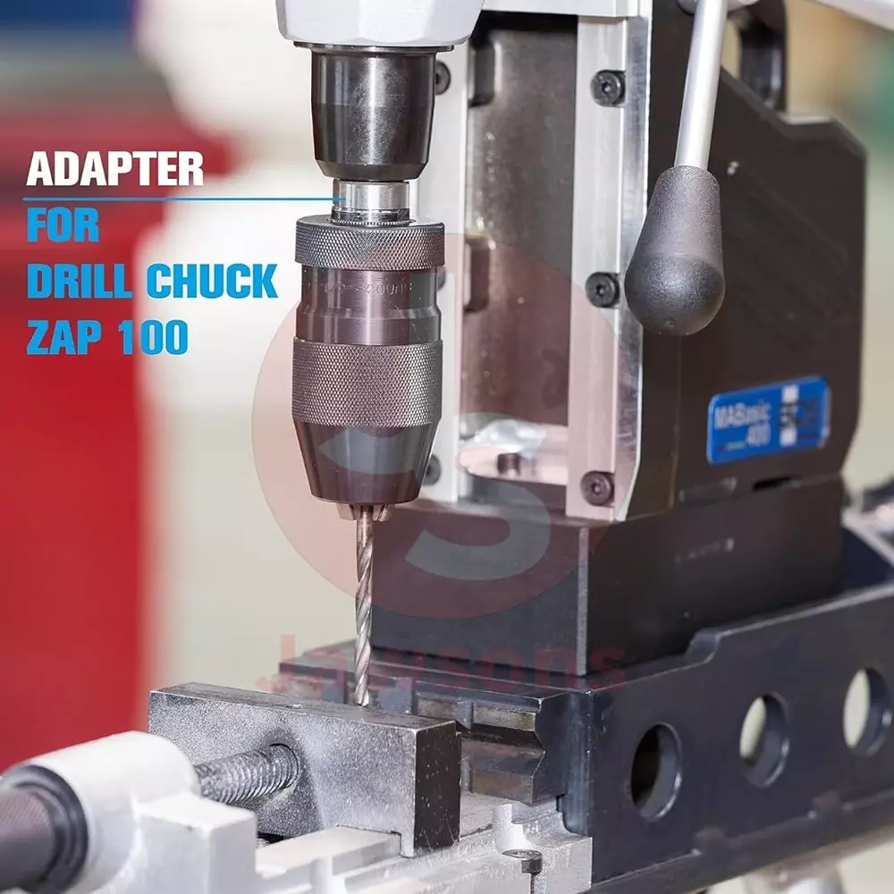 Jawson Adaptor for Converting Magnetic Core Cutting Machine to 3/8 Inch- 24UNF Drill Machine, ZAP 100