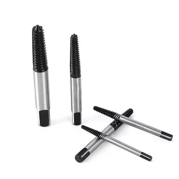 DY TOOLS Screw Extractor Set High-Grade Steel 45° Cutting Angle String with Storage Case (Set of 5 Pcs)