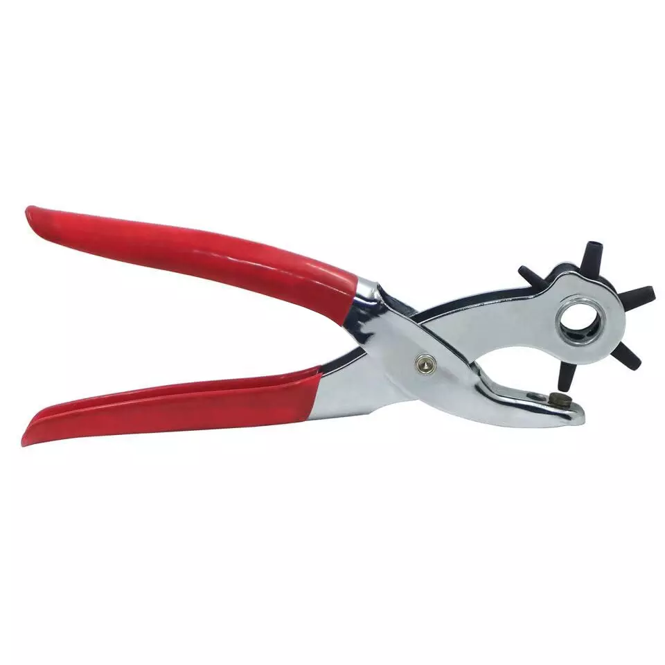 DY TOOLS Professional Hole Punch Plier 22.86 cm (9 inch) with 2-4.5 mm Six Versatile Punch Size, SB1023