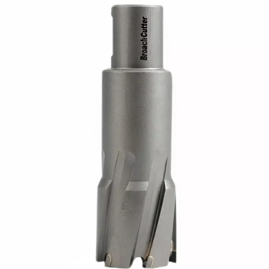 Broach Cutter Annular Core Cutter 15.5 mm (0.61 inch) Diameter 50 mm Cutting Depth TCT For Magnetic Drilling Machine Grey