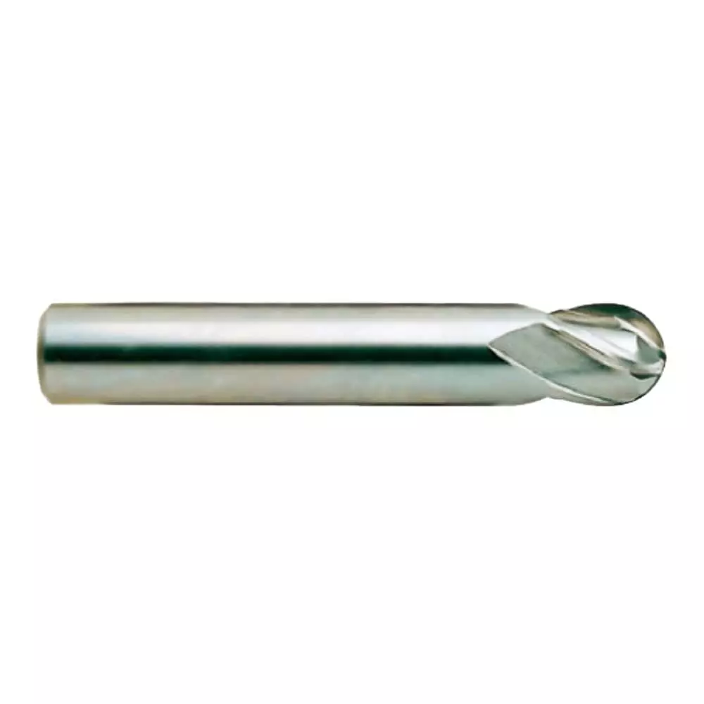 YG-1 V7 Inox 1/8" 4 Flute Ball End Mill – Carbide, AlTiN Coated, Variable Pitch EMB78008