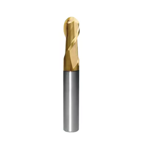 REZKA Ball Nose End Mill Solid Carbide High Performance 55 HRC 12 mm Shank Dia 12 mm Dia & 75 mm Length