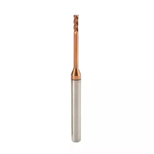 REZKA Long Neck Endmills 3 mm Dia 20 mm Neck Length & 50 mm Total Length (Pack of 3 Pcs)