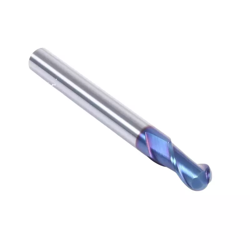 HD Carbide End Mill 2 Flute Ball Nose 25 mm Shank Diameter 100 mm Length for Slotting & Drilling Use