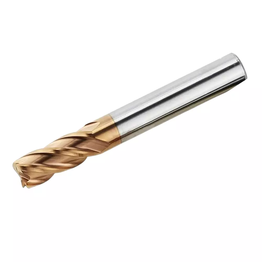 HD Carbide End Mill 2/4 Flute Flat E/M 1 mm Shank Diameter 50 mm Length 6 mm Flute Length for Slotting & Drilling Use