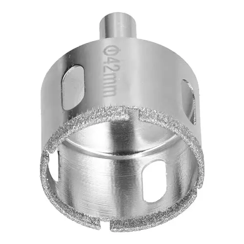 GENERIC 42 mm Core Drill Bit for Glass, Marble & Ceramic Tiles – Hole Puncher & Polish Bit