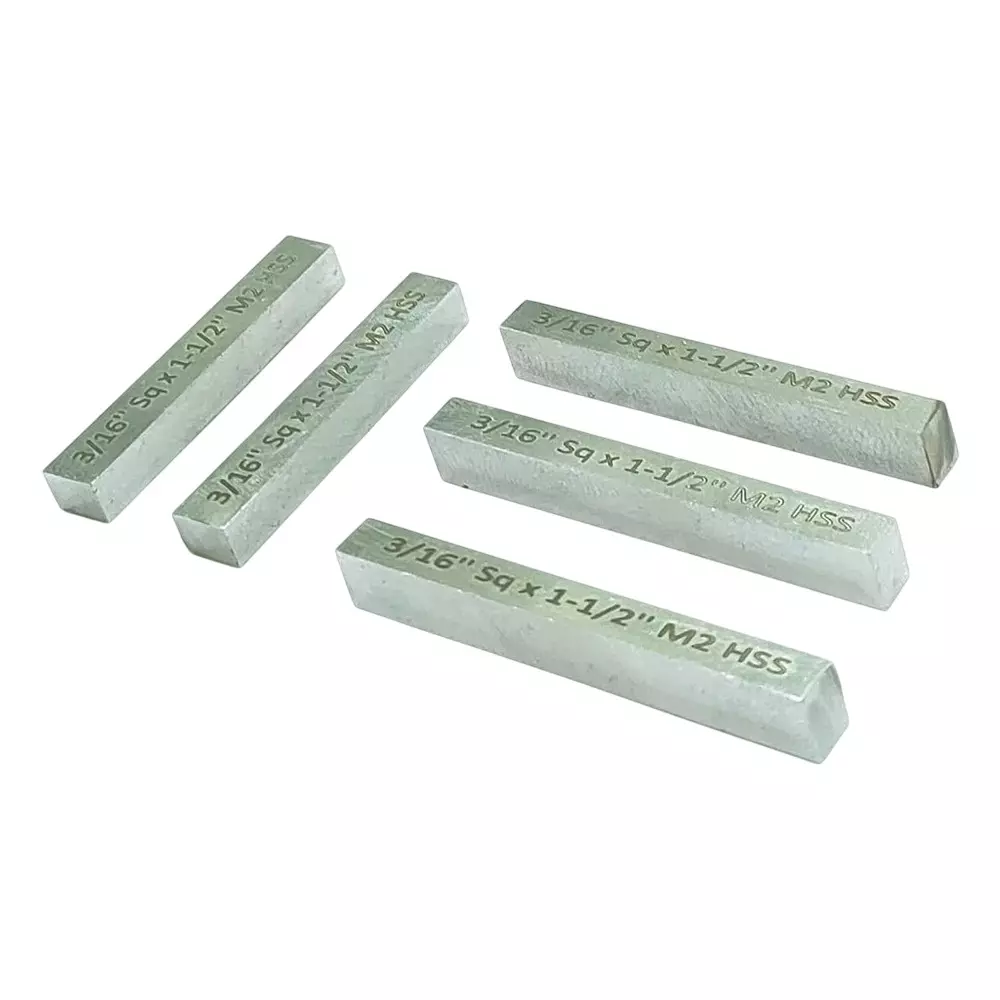 Assorts Cutting Tool Bit High Speed Steel 4.76x38.1 mm M2 Straight Shank (Pack of 5)