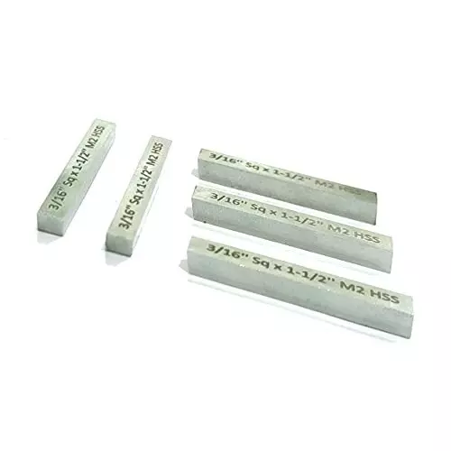 Assorts Cutting Tool Bit High Speed Steel 4.76x38.1 mm M2 Straight Shank (Pack of 5)