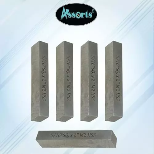 Assorts Cutting Tool Bit High Speed Steel 7.93x50.8 mm M2 Straight Shank (Pack of 5)