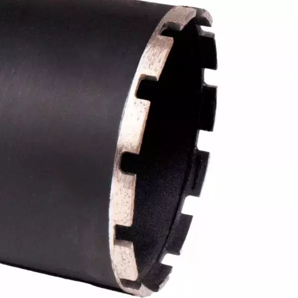 xlnt-core-drill-bit-metal-body-in-black-color-152-mm-diameter-x-450-mm-length-for-stone-tile-industry