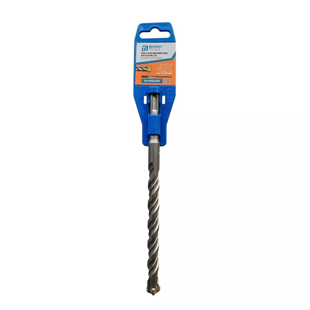 Bharat Tools TB DBP Drill Bit 14×150×210 mm Size Tungsten Carbide Tip Spiral Flute