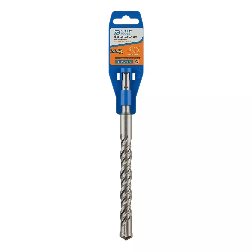 Bharat Tools TB DBP Drill Bit 16×240×310 mm Size Tungsten Carbide Tip Spiral Flute