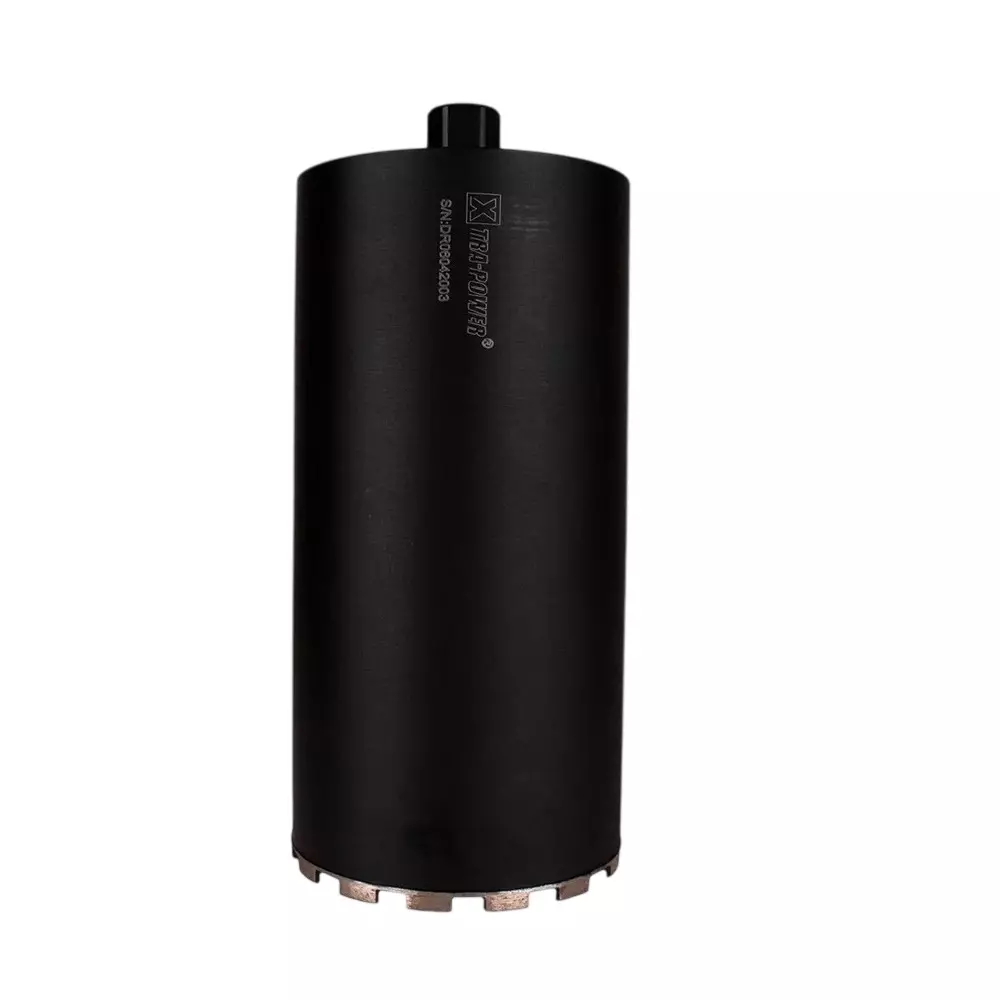 XLNT Core Drill Bit Metal Body in Black Color 38 mm Diameter x 450 mm Length for Stone & Tile Industry
