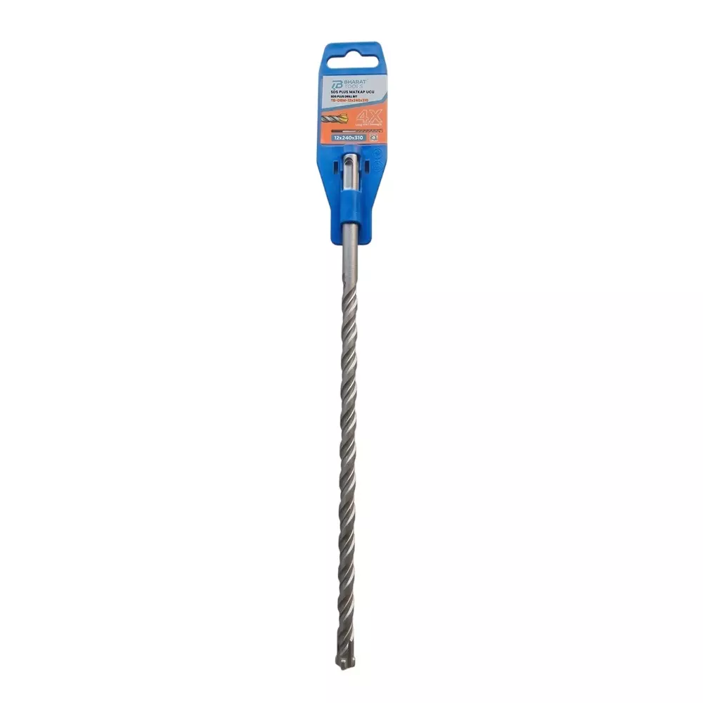 Bharat Tools TB DBP Drill Bit 12×240×310 mm Size Tungsten Carbide Tip Spiral Flute