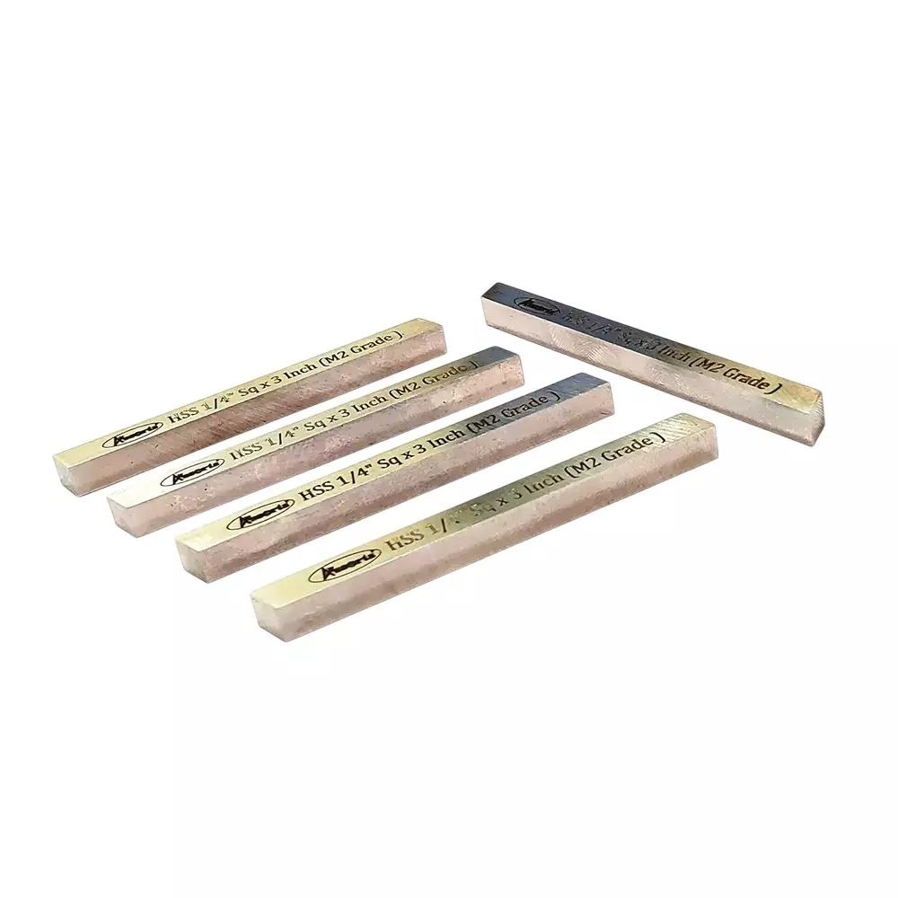 Assorts Cutting Tool Bit High Speed Steel 6.35x76.2 mm M2 Straight Shank (Pack of 5)