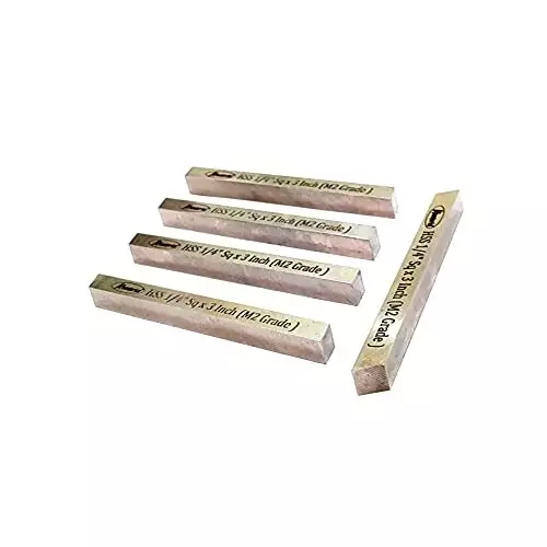 Assorts Cutting Tool Bit High Speed Steel 6.35x76.2 mm M2 Straight Shank (Pack of 5)