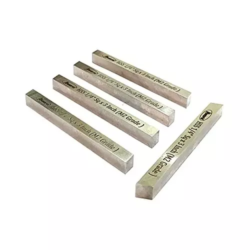 Assorts Cutting Tool Bit High Speed Steel 6.35x76.2 mm M2 Straight Shank (Pack of 5)