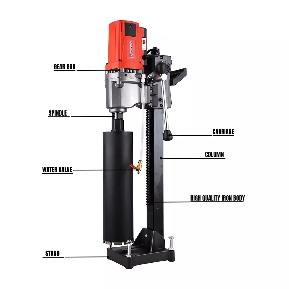 xtra-power-core-drill-with-stand-220-mm-power-capacity-3200-w-750-rpm-speed-xpt-491a