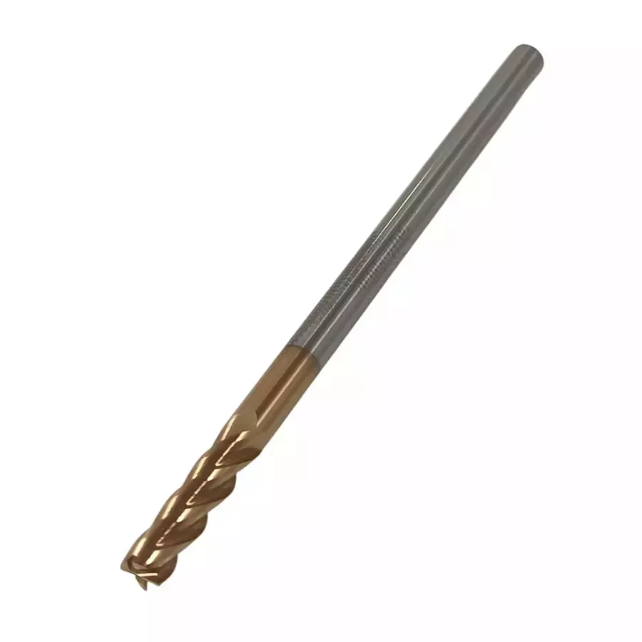 STS 55 HRC Carbide End Mill Corner Radius 6 mm Shank Dia. 6 mm Diameter 20 Flute 100 mm Length