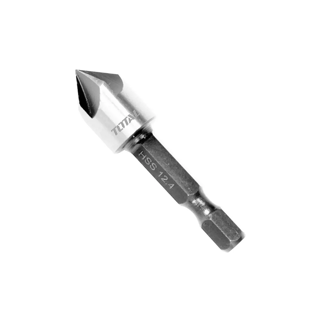Total Countersink Bit 90° HSS 12.4 mm Chrome Finish, TAC811241