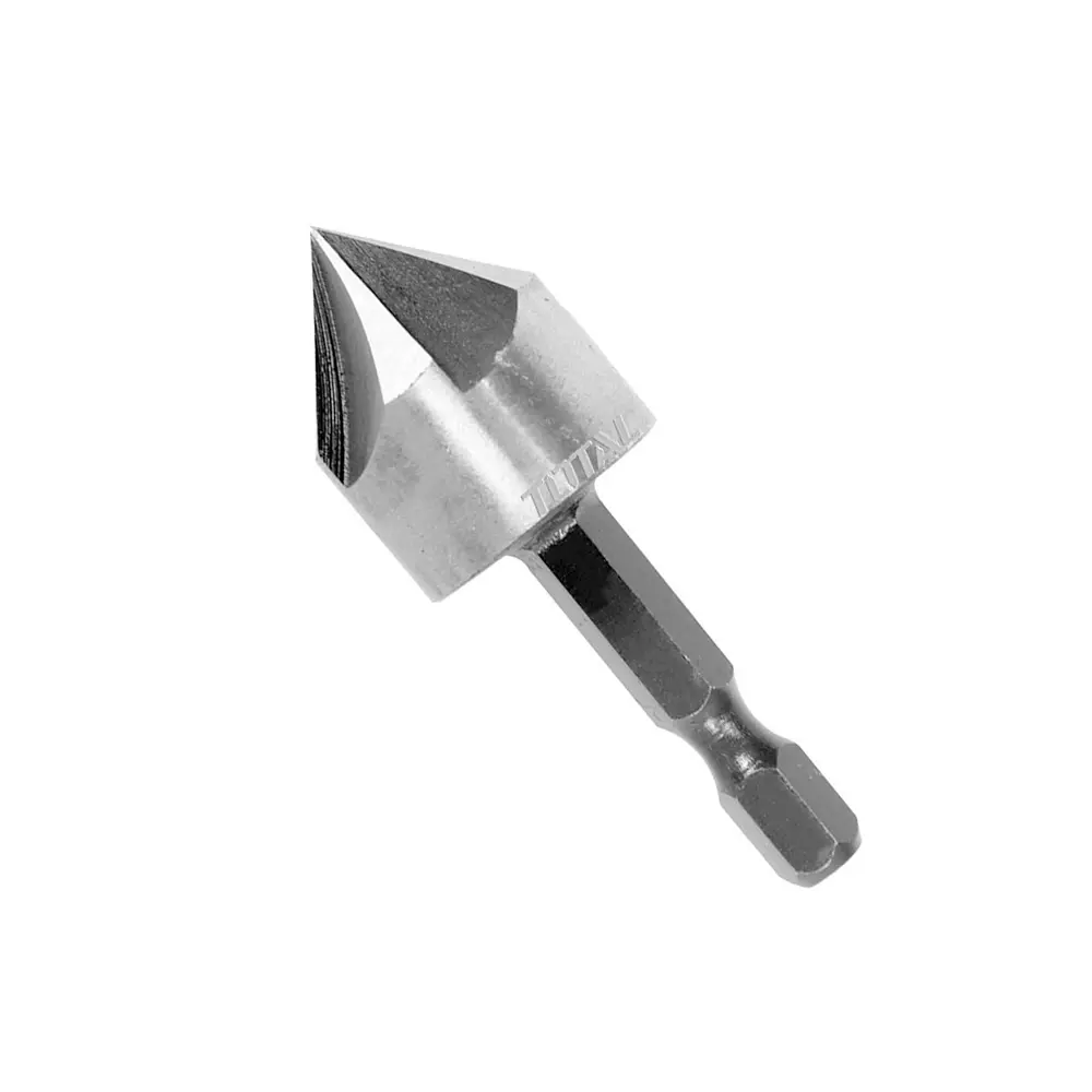 Total Countersink Bit 90° HSS 20.5 mm Chrome Finish, TAC812051