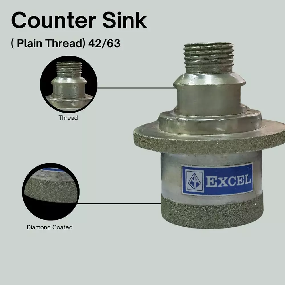 Excel IMPEX Counter Sink Plain Thread 42/63 mm, ED195