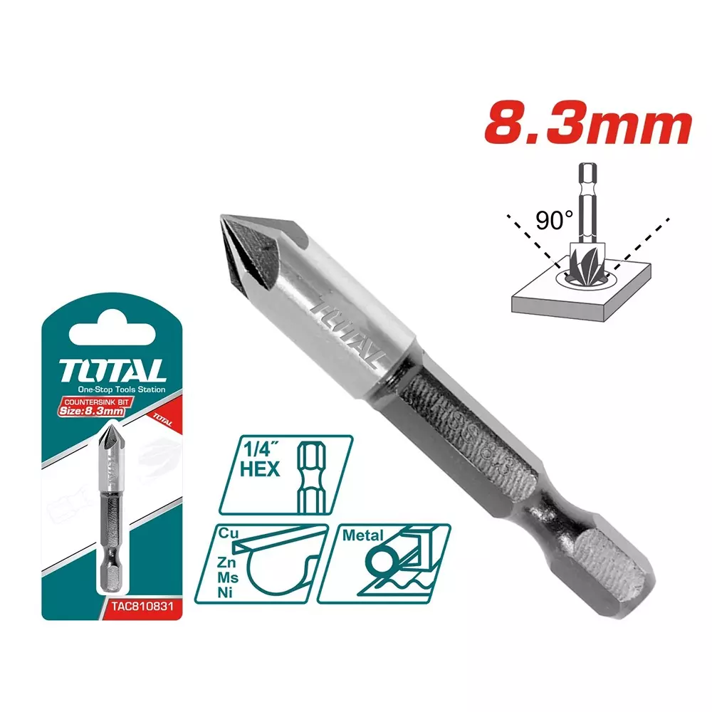 total-countersink-bit-90-hss-83-mm-chrome-finish-tac810831