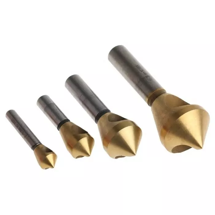 RS PRO HSS Countersink Drill Bit Set 2 mm Head 90Â° 4 Piece(s)
