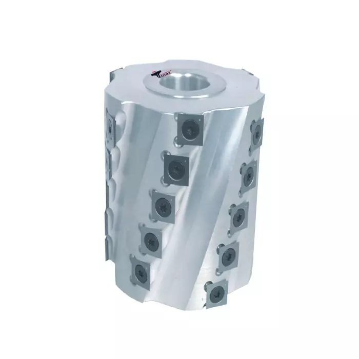 Timus Spiral Planning Cutter Head With TCT Replaceable Knives TTR.HC.27, 125 mm Diameter x 40 mm Bore Size & 150 mm Length, TTR.HC.27.150