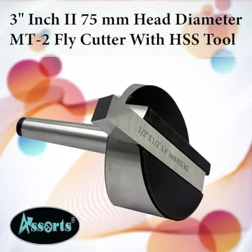 Assorts Fly Cutter 2MT Shank M10 x 1.5 mm Drawbar for Milling & Lathe Machine