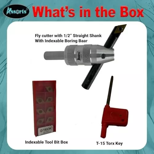 Assorts New Developed Fly Cutter Kit 12.7 mm Straight Shank