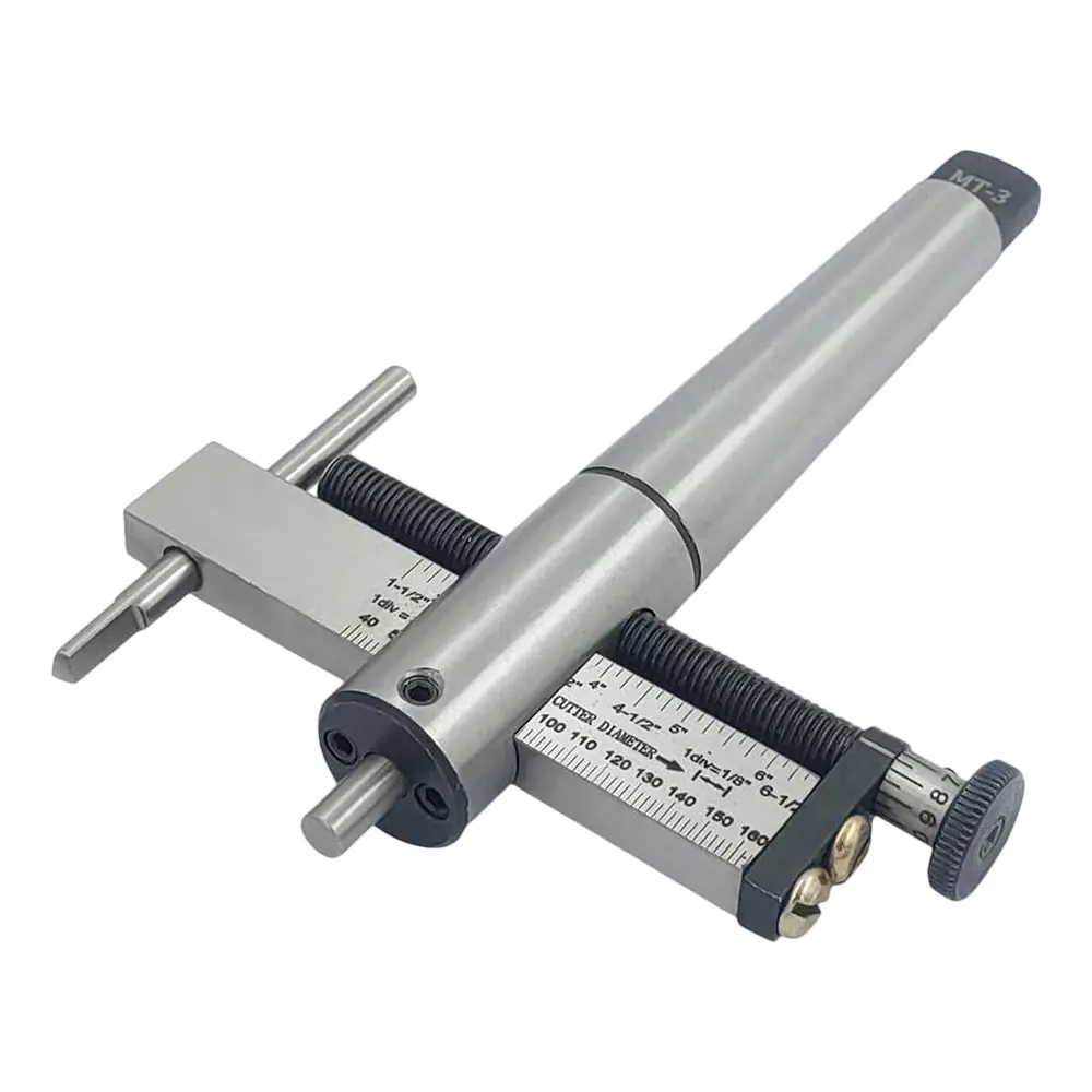 Assorts Speed Guide Circle Cutter with HSS Tool Bit Tool Steel Morse Taper MT3 for Milling Machine