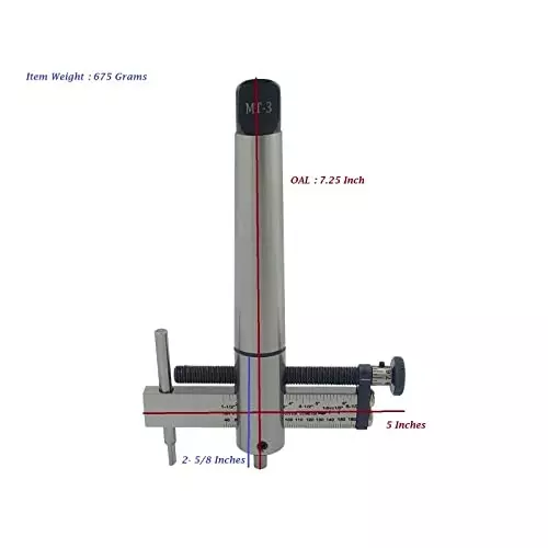 Assorts Speed Guide Circle Cutter with HSS Tool Bit Tool Steel Morse Taper MT3 for Milling Machine