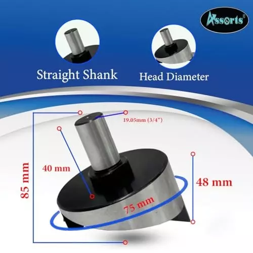Assorts Fly Cutter Straight Shank 3/4 Inch for Milling & Lathe Machine