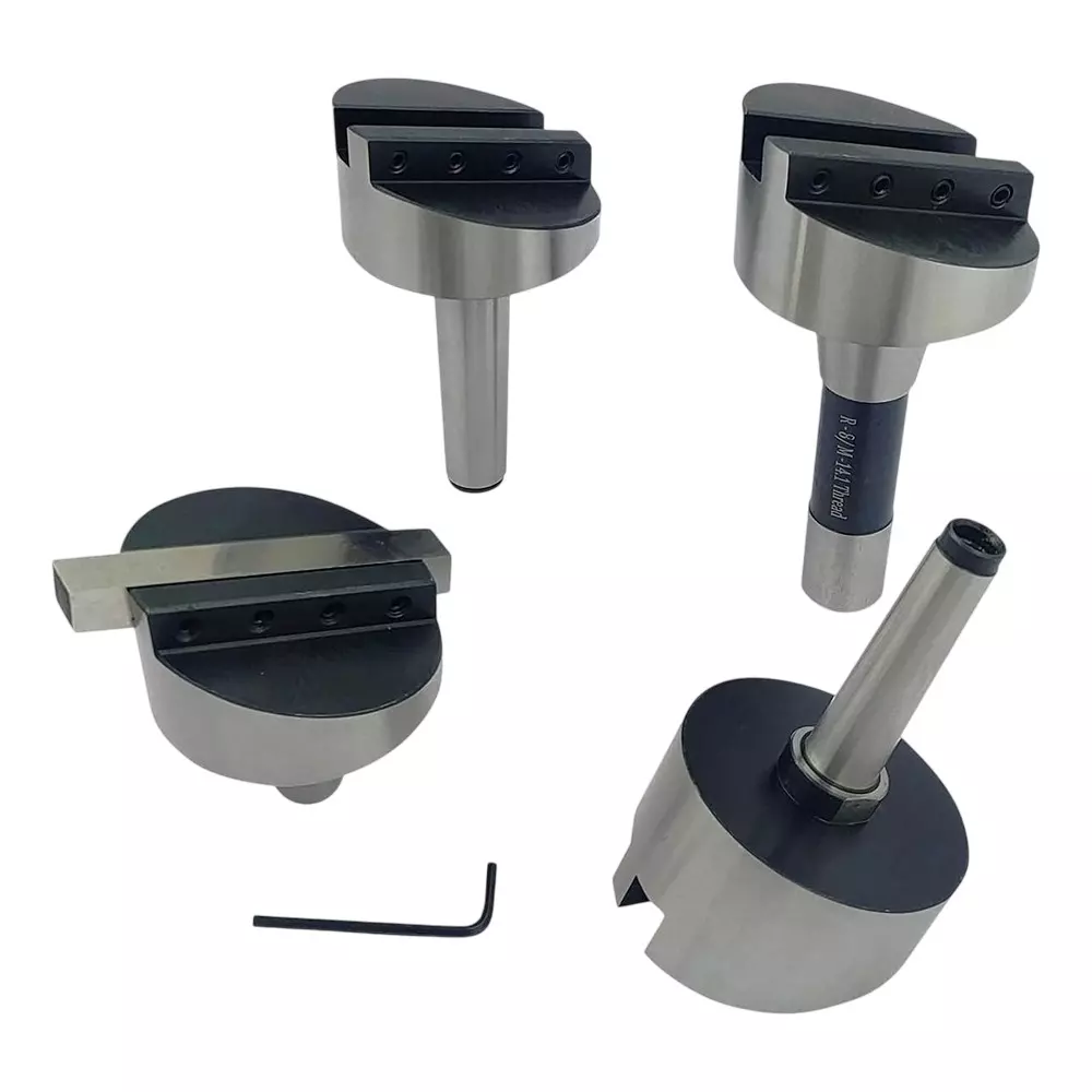 Assorts Fly Cutter Set with HSS Tool Bit Tool Steel 50 mm 2MT, 3MT, R8, and Straight Shank