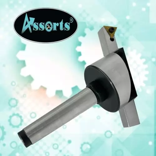 Assorts Fly Cutter with Carbide Inset Bit Tool Steel 50 mm 2MT Shank 12.7 mm M10x1.5 mm