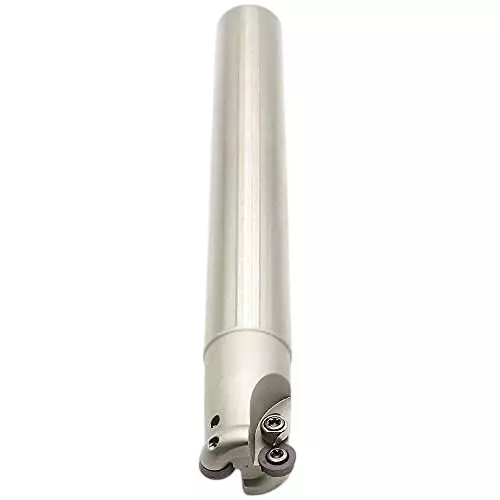 GENERIC HD Carbide Endex Mill Cutter Carbide Insert Steel Corded Electric 250 mm Silver Coating ‎Silver, 5R-C25-25-200-2T