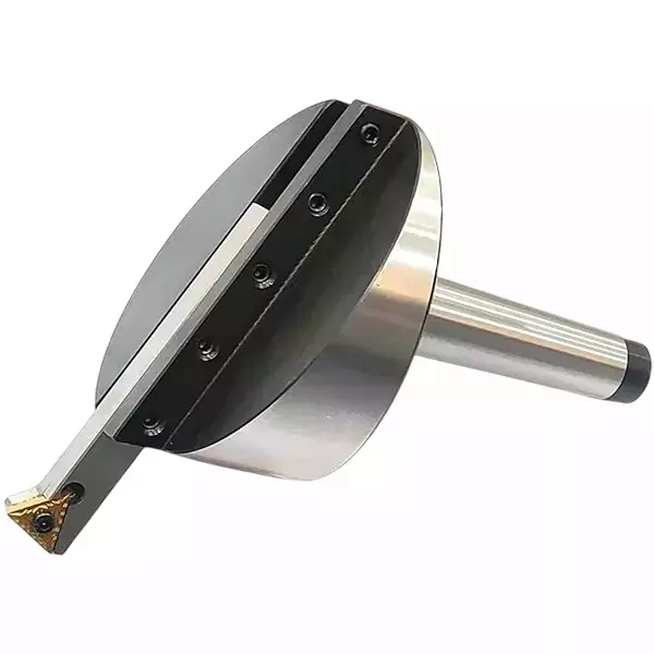 Buyohlic International Fly Cutter 4 inch (100 mm) Head with Chrome Plated Carbide Indexable Tip Tool Bit (TNMG16) and 3MT Shank, WD-EY59-54JP