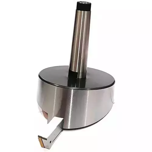 Buyohlic International Fly Cutter 4 inch (100 mm) Head with Chrome Plated Carbide Indexable Tip Tool Bit (TNMG16) and 3MT Shank, WD-EY59-54JP