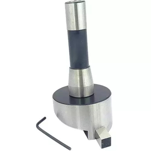 Buyohlic International Fly Cutter 3 inch (75 mm) Head Dia. R8 Shank 7/16 inch UNF (11.1 mm UNF) Draw Bar with HSS Tool Bit for Milling and Lathe Machine, TC-5NTX-I7O2